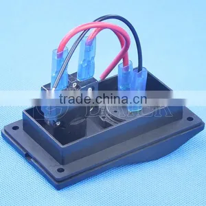12V Digital Panel Voltmeter 12VDC/12Volt Switch Panel thumbnail-3