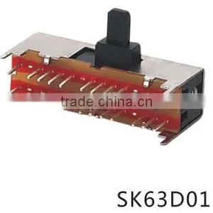 Daier High Quality Slide Switch Sp6t/round Slide Switch/sp6t Slide Switch thumbnail-1