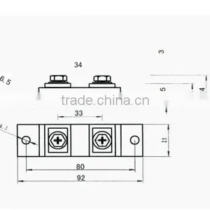 MBRP 400A 100V Ultra Fast Soft Recovery Rectifier Diode Module thumbnail-2