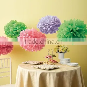 Tissue Paper Flower Ball Pom-Poms for Party Wedding Home Outdoor Decoration thumbnail-1