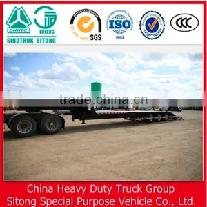Heavy Duty Truck Howo 30 Ton Low Flatbed Semi Trailer Low Bed Truck Trailer Trucks And Trailers thumbnail-6