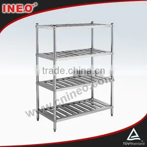 Commercial Kitchen Cold Room Stainless Steel Kitchen Cabinet Dish Rack/Kitchen Utensil Rack Price/Kitchen Vegetable Storage Rack thumbnail-1