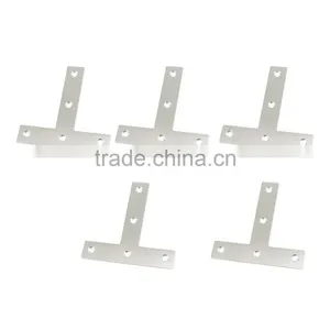 Angle Plate Corner Brace Flat T Shape Repair Bracket 3'' X 3'' thumbnail-1