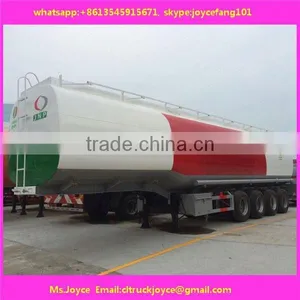 50cbm Aluminum Tank Semi-trailer Oil Tanker Trailer 50000 Liters Fuel Tank Semi Trailer thumbnail-2