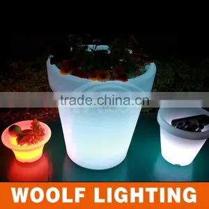 Garden Decor LED Illuminated Plastic Flower Planter thumbnail-5