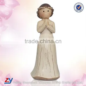 Resin Praying Mini Girl Statue thumbnail-1