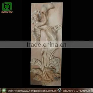 Indoor Decorative Marble Stone Wall Relief Sculpture thumbnail-1
