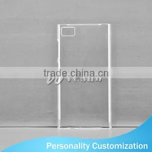 Wholesale Latest Custom Design Light Weight 3D Clear Blank Sublimation Plastic Cell Phone Case For Xiaomi Mi3 thumbnail-1