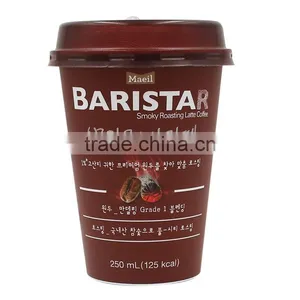 250ml Wholesale IML Label Disposable Clear Plastic Drinking Cup,Take Away Coffee Cups thumbnail-5