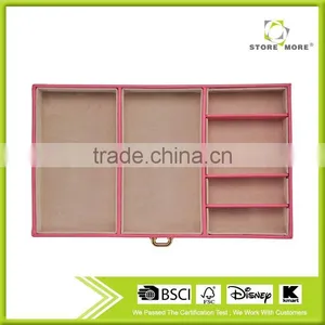 Crocodile Wood Portable Jewelry Display Cases/Red Cufflink Jewelry Case thumbnail-5