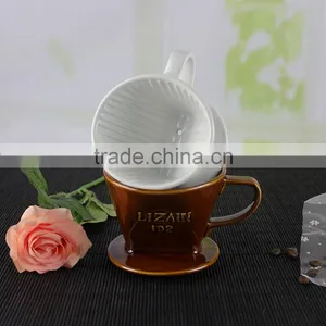 2017 New Arrivals Unique Products Ceramic Pour Over Coffee Dripper thumbnail-6