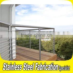 Customed 304 Stainless Steel Modern Design Railings for Terraces thumbnail-3