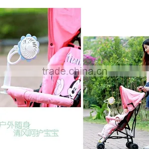 New Style Sunflower USB Charge Air Fan, Foldable Strong Wind Fan For Students thumbnail-4