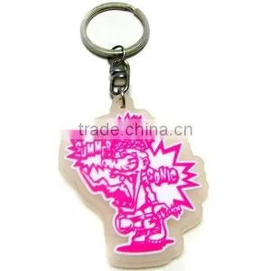 2D Flat Effect Pvc Keychain thumbnail-1