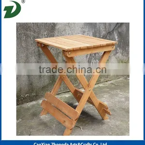 For Sale Modern Handle Stain Pine Folding Folding Table thumbnail-5
