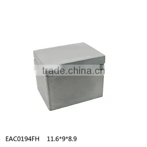 Concrete Bathroom Design Square Concrete Bathroom Set Lotion Dispenser Tumbler Tray thumbnail-4