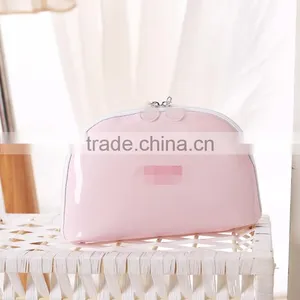 Lovely Princess Pink Carry Makeup Bags PU Cosmetic Bag Toiletry Bag thumbnail-4