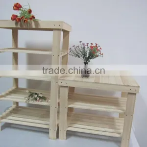 Decoration Hot Sale Wooden Flower Display Shelf thumbnail-4