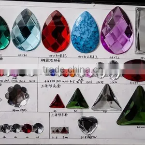 Clear Acrylic Colorful Various Clothes Bead Accessories Decorations thumbnail-4