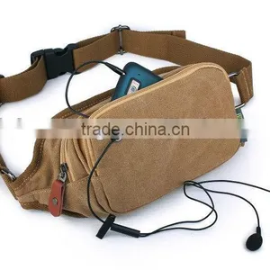 16oz Running Sport Canvas Waist Bag Waist Belt thumbnail-4