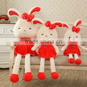 Baby Toy Birthday Gifts Stuffed Coloful Rabbit Plush Bunny Toy Cute Beautiful Rabbit Easter Bunny Soft Toys thumbnail-2