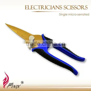 8" Single Notch Blade Electricians Scissors thumbnail-1