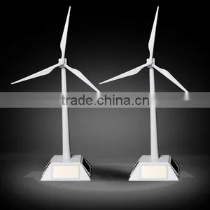 Plastic Desktop Model-Solar Powered Windmills Wind Turbine Science Education Toy thumbnail-2