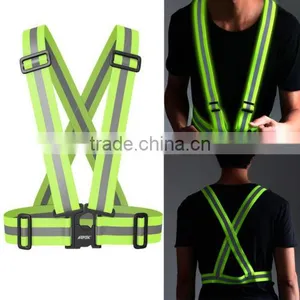 Reflective Vest Harness High Visibility Running Walking Sport Cycling Safety thumbnail-1