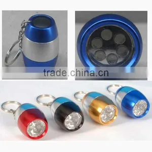 6 LED METAL TORCH W/KEY CHAIN thumbnail-1