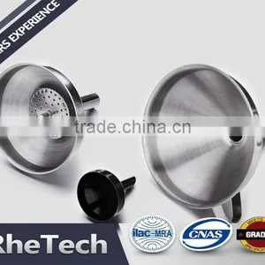 Stainless Steel Funnel With Removable Strainer /metal Funnel in Different Size thumbnail-1