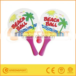 Promotional Wooden Beach Racket With Sedex Audit for Wholesell thumbnail-1