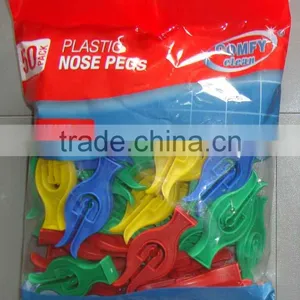 2014 New Designed Multicolored Plastic Cloth With Springer Nose Pegs,Direct Factory/Manufactory Supply/industrial thumbnail-1
