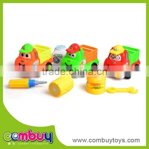 Most Popular Kid Plastic Cartoon Truck Intelligent Diy rc Car Kit thumbnail-1