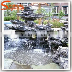2015 China Factory Direct Make Artificial Water Fountains Artificial Landscaping Garden Stone thumbnail-2