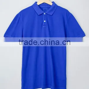 2016 OEM Service Wholesale 100% Cotton 95 Cotton /5 Elastane Uniform Polo t Shirt Polo Polo Shirts Customized Logo thumbnail-1