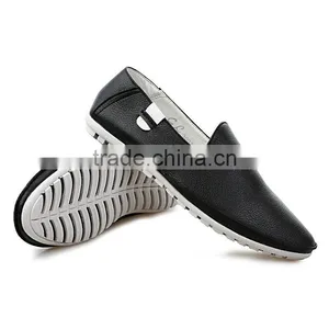 Microfiber Leather New Model Style Fashion Casual Peas Shoes for Men Have Sample, Men Leather Casual Shoes Price Cheap thumbnail-2