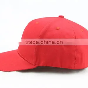 Red Cotton 6 Panel Unisex Custom Fitted Flex Fit/flexfit Baseball Caps and Hats Embroidered thumbnail-3
