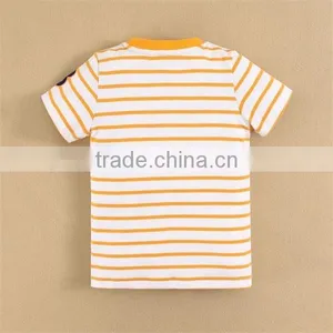 2015 Summer New Arrival Boys Tshirts High Quality 100% Cotton Interlock Baby Clothes thumbnail-2