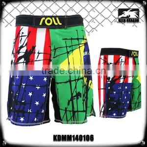 NEW AMERICAN FLAP PRINTE OF MMA FTGHT SHORTS FOR MAN thumbnail-1