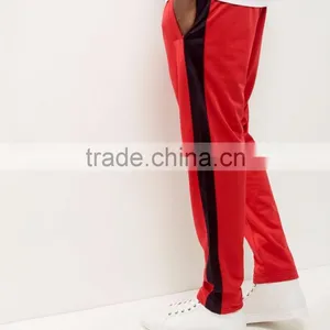 2017 Red Side Stripe Joggers 100% Polyester Straight Leg Sport Gmy Playsuit Matching Jacket Available thumbnail-3