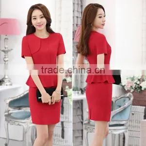 New Season Fashion Clothing Factory Short Sleeve Fancy New Model Casual Dress for Ladies thumbnail-2