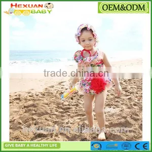 New Baby Girls Plaid Swimming Suit Children Bikini Sets Kids Bathing Suit thumbnail-1
