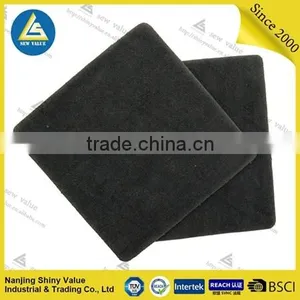 Black Velour Iron Patches 2-pack thumbnail-1