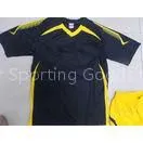 Customized S 100% Polyester Soccer Team Apparel Black Soccer t Shirts thumbnail-1