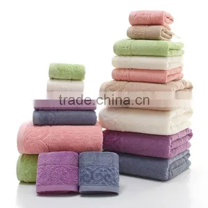 Wholesale Luxury 100% Cotton Jacquard Hotel Bath Towel Set thumbnail-4