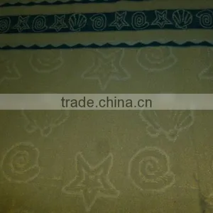 Shell Border Jacaurd Towels thumbnail-1