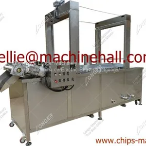 Continuous Fish Skin Frying Machine For Sale|Fish Meat Fryer Equipment thumbnail-2