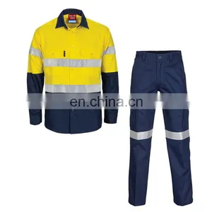 Washable Man Fire Retardant Clothing With Matching Shirt and Pants With Safety Suit thumbnail-1