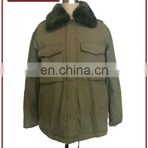 Chinese Manufacturer Fur Parka Winter Jacket Women With Drawstring thumbnail-1