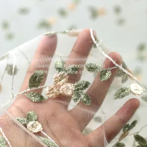 Dot Com Latest Style Strench Wedding Lace Fabric for Dress thumbnail-4